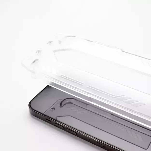 9H tempered glass with mounting frame for iPhone 13 Pro Max Wozinsky Premium Glass - black 9