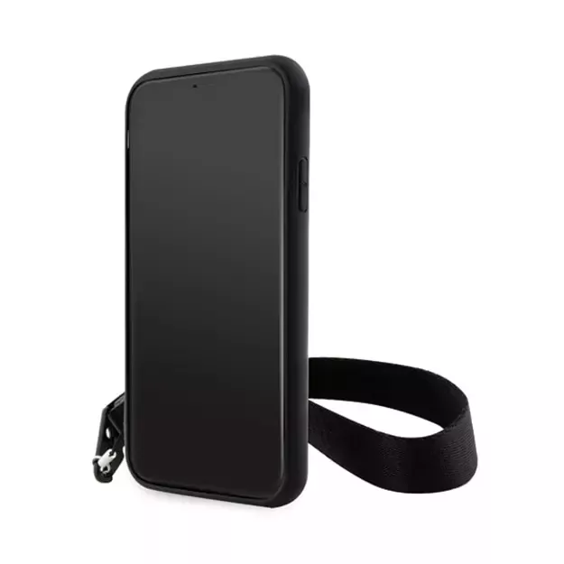 Karl Lagerfeld KLHCN61SAKLMBSK iPhone 11 / Xr 6.1  black/black hardcase Monogram Losange Saffiano 4