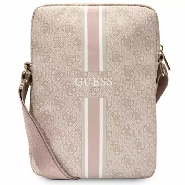 Guess Bag GUTB10P4RPSP 10  pink/pink 4G Stripes Tablet Bag