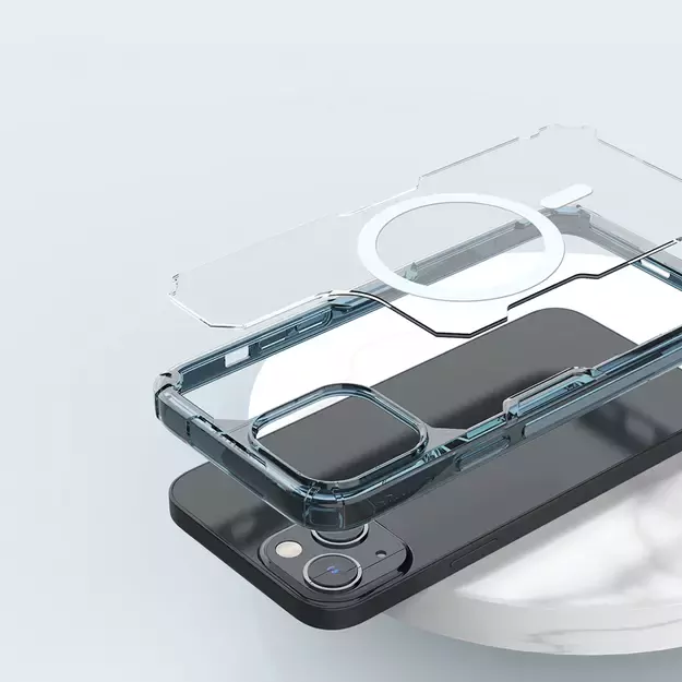 Nillkin Nature Pro armored case with MagSafe for iPhone 15 Plus - blue 26