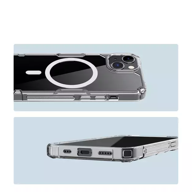 Nillkin Nature Pro armored case with MagSafe for iPhone 15 Plus - blue 30