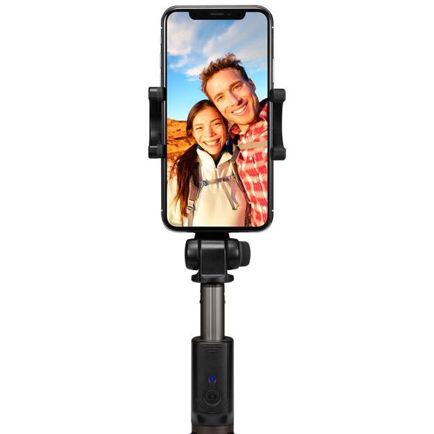 Selfie stick Spigen S540W Bluetooth with tripod - black 12