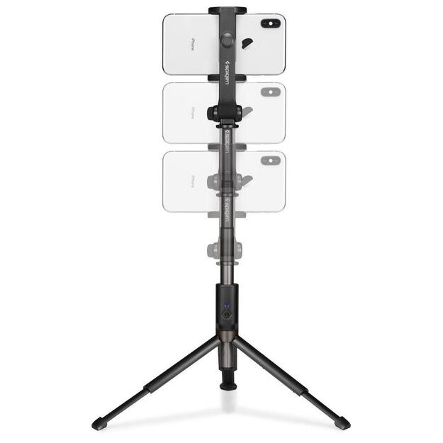 Selfie stick Spigen S540W Bluetooth with tripod - black 4