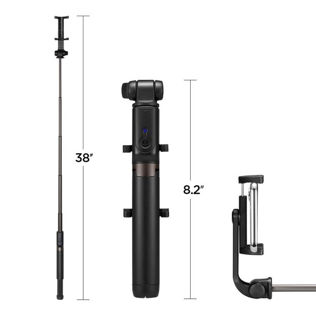 Selfie stick Spigen S540W Bluetooth with tripod - black 37