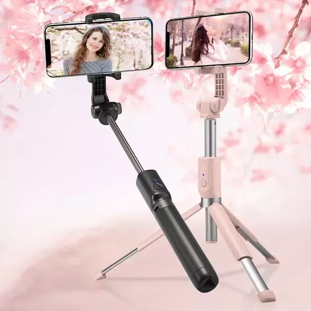 Selfie stick Spigen S540W Bluetooth with tripod - black 76