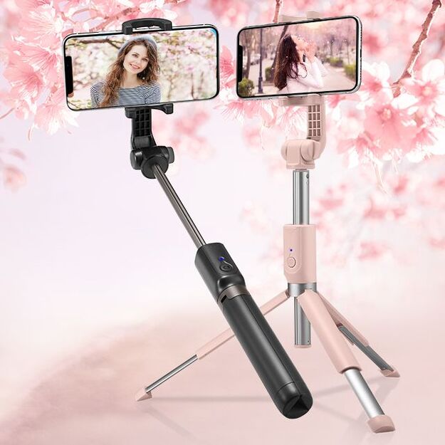 Selfie stick Spigen S540W Bluetooth with tripod - black 38