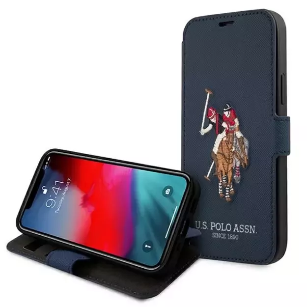 US Polo USFLBKP12MPUGFLNV iPhone 12/12 Pro 6,1  granatowy/navy book Polo Embroidery Collection 5