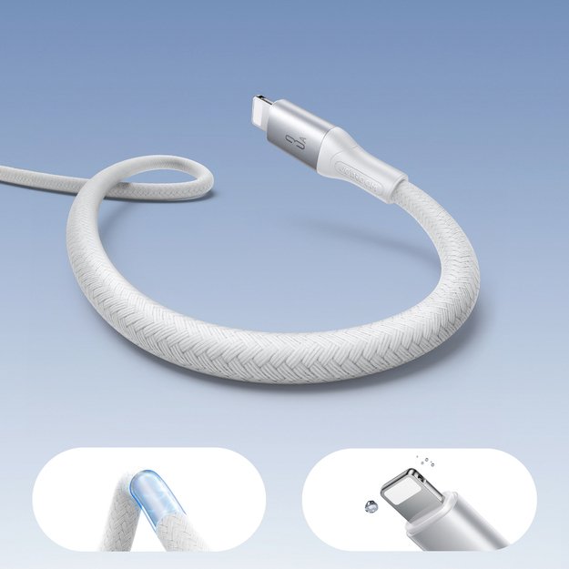 Joyroom S-A28 Flash Series 3A USB-A - Lightning cable 2m - white 6