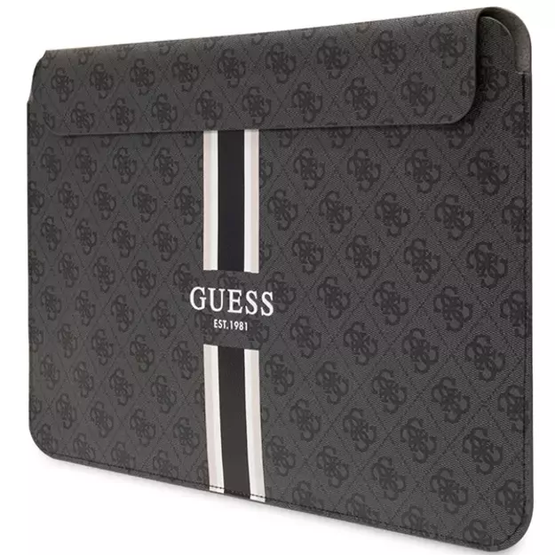 Guess 4G Printed Stripes cover for a 16&quot  laptop - black 1
