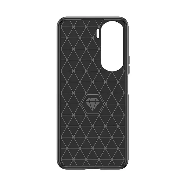 Carbon Case silicone case for Honor 90 Lite - black 7