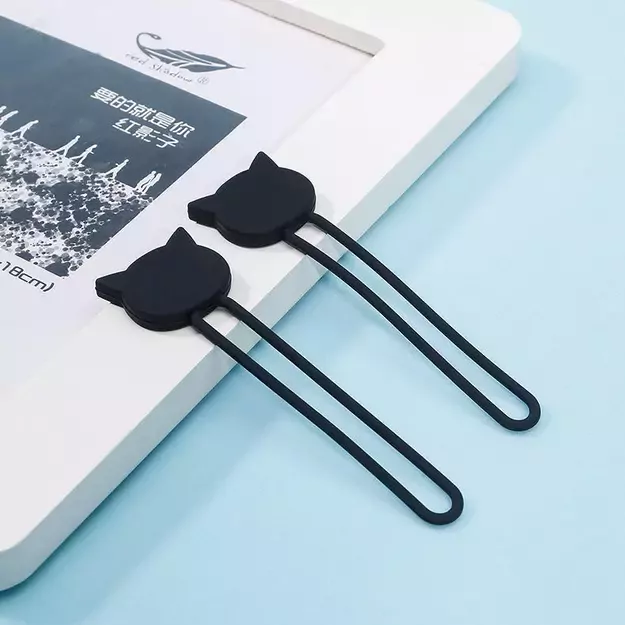 Silicone cable reel - black 22