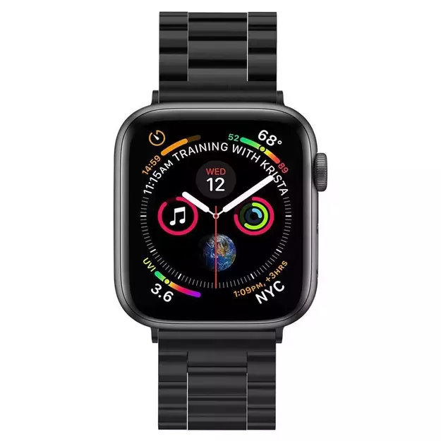 Spigen Modern Fit Band for Apple Watch 4 / 5 / 6 / 7 / 8 / SE / Ultra (42/44/45/49 mm) - Black 3