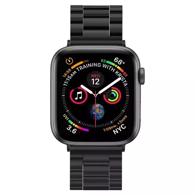Spigen Modern Fit Band for Apple Watch 4 / 5 / 6 / 7 / 8 / SE / Ultra (42/44/45/49 mm) - Black 13
