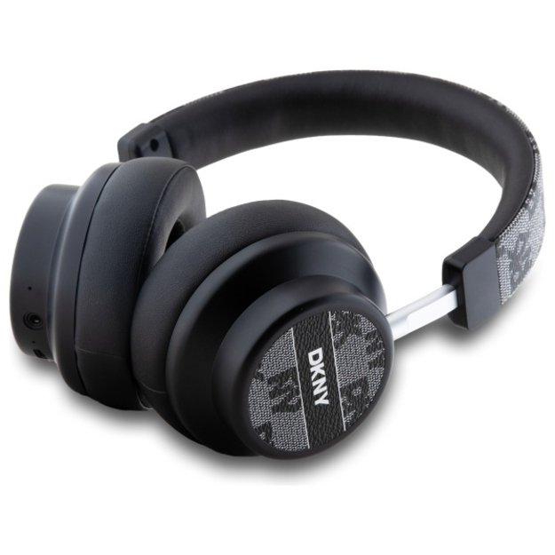 DKNY Bluetooth On-Ear Headphones DKBHM2PCSHLK Black/Black Checkered Pattern 1