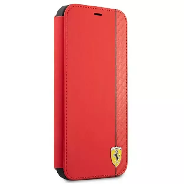 Ferrari FESAXFLBKP13SRE iPhone 13 mini 5.4&quot  red/red book On Track Carbon Stripe 8