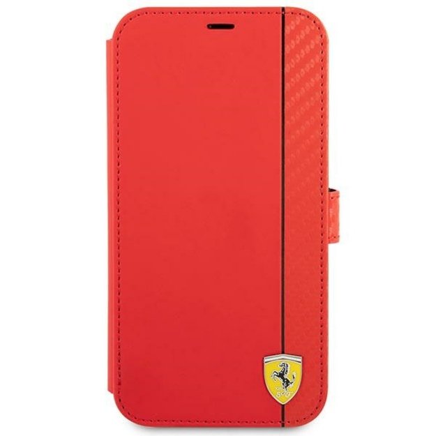 Ferrari FESAXFLBKP13SRE iPhone 13 mini 5.4&quot  red/red book On Track Carbon Stripe 1