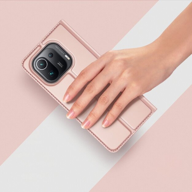 DUX DUCIS Skin Pro Bookcase type case for Xiaomi Mi 11 Pro pink 40