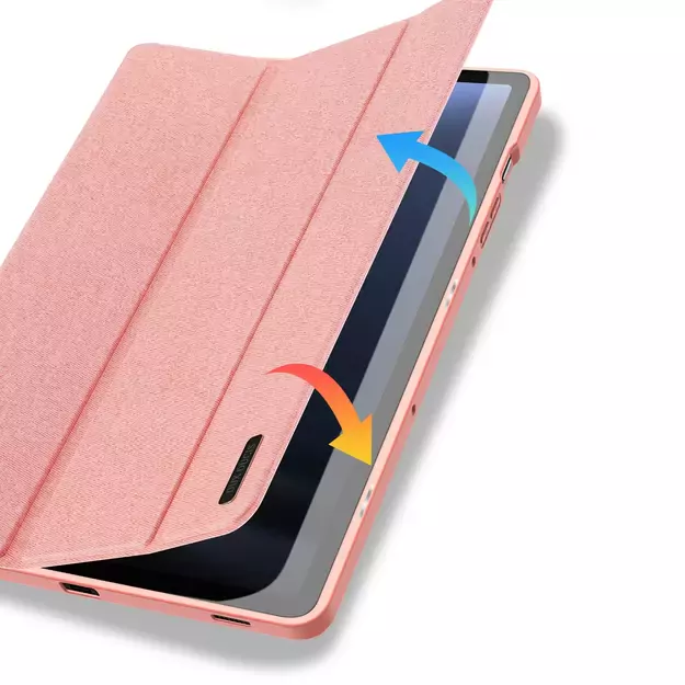 Dux Ducis Domo eco-leather case with stand for Samsung Tab S9 FE+ - pink 18