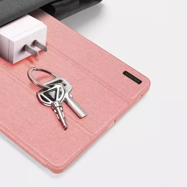Dux Ducis Domo eco-leather case with stand for Samsung Tab S9 FE+ - pink 21