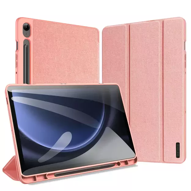 Dux Ducis Domo eco-leather case with stand for Samsung Tab S9 FE+ - pink 22