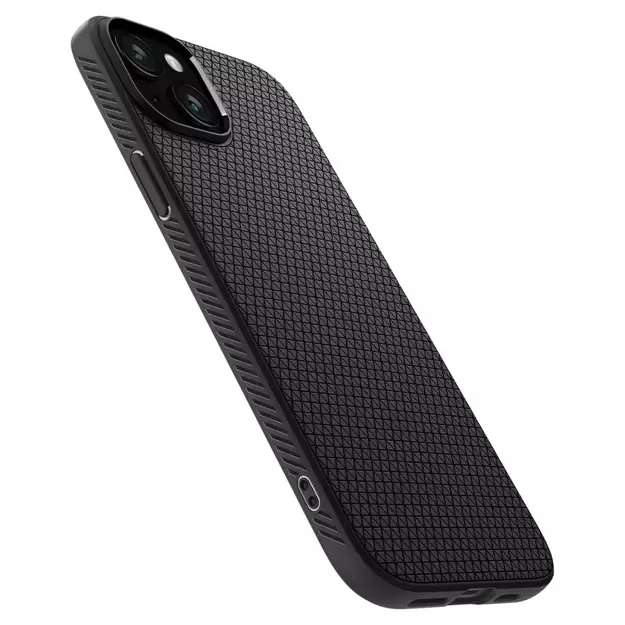 Spigen Liquid Air iPhone 15 Case - Matte Black 8