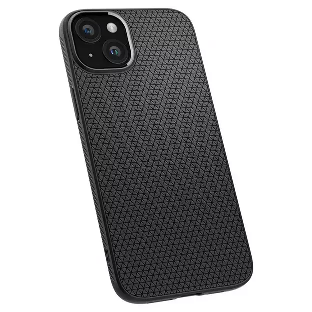 Spigen Liquid Air iPhone 15 Case - Matte Black 16