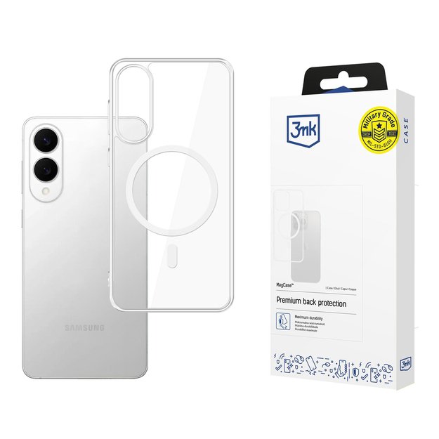 3mk MagCase for Samsung Galaxy S25 Edge - Transparent