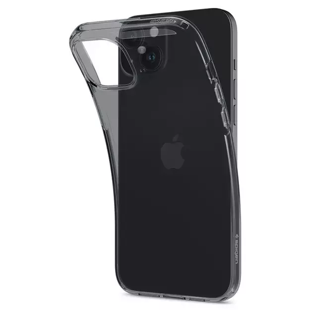 Spigen Crystal Flex iPhone 15 Plus Case - Gray-Transparent 22