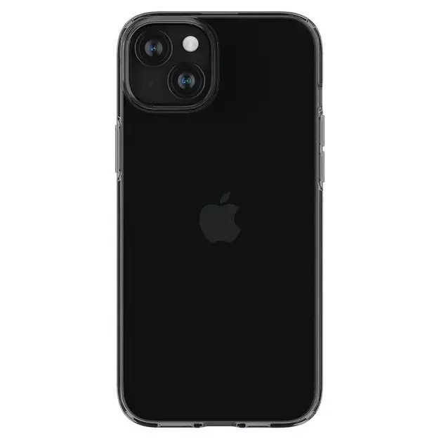 Spigen Crystal Flex iPhone 15 Plus Case - Gray-Transparent 19