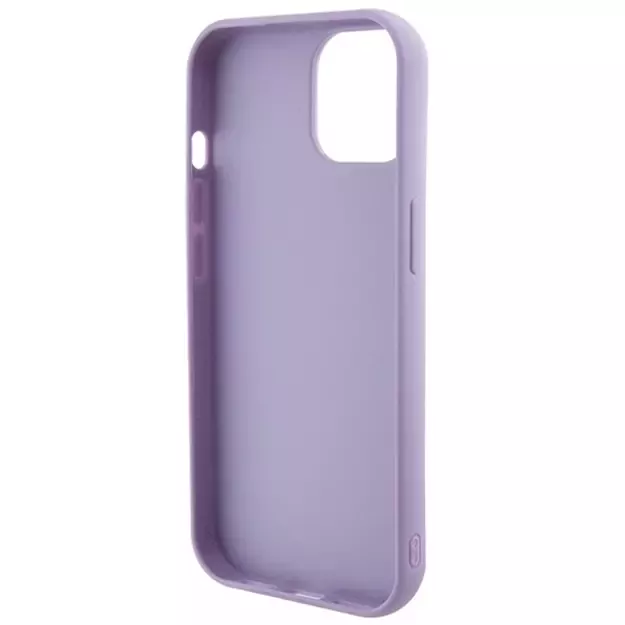 Guess Sequin Script Metal case for iPhone 15 - purple 4