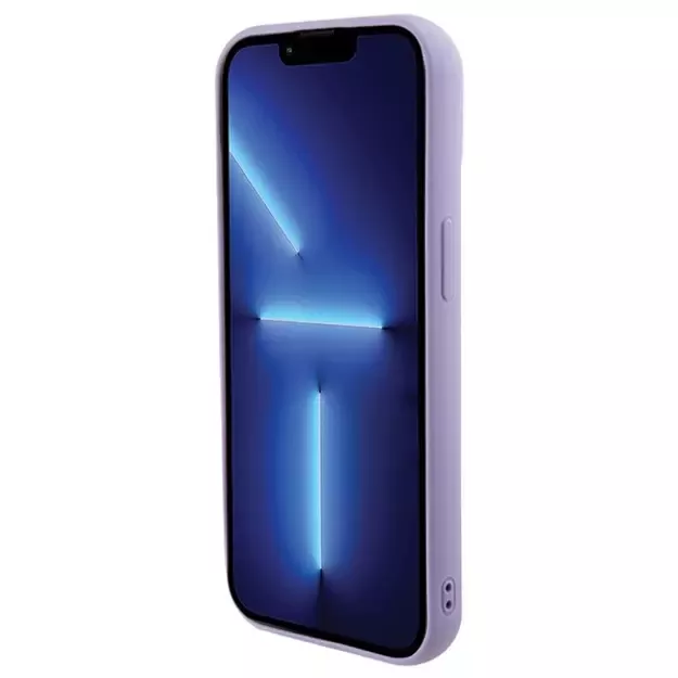 Guess Sequin Script Metal case for iPhone 15 - purple 5