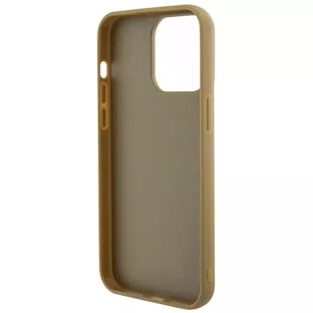 Guess Disco Metal Script case for iPhone 15 Pro Max - gold 3