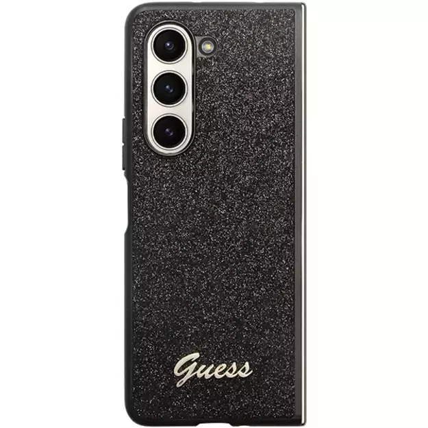 Guess Glitter Script case for Samsung Galaxy Z Fold 5 - black 1