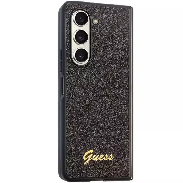 Guess Glitter Script case for Samsung Galaxy Z Fold 5 - black 4