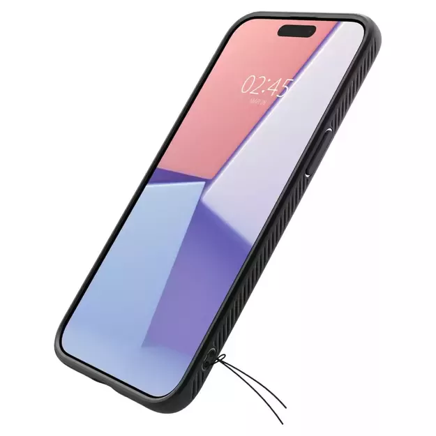 Spigen Liquid Air iPhone 15 Pro Case - Matte Black 9