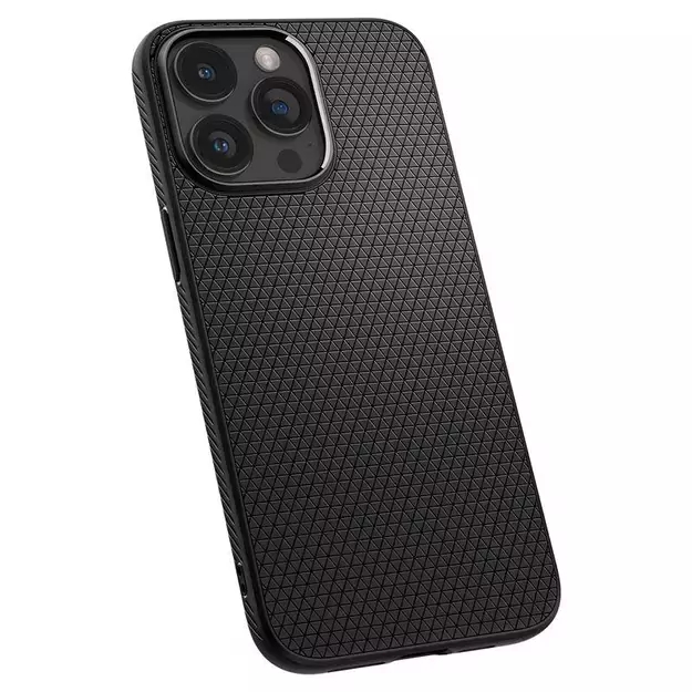 Spigen Liquid Air Case for iPhone 15 Pro Max - Matte Black 19