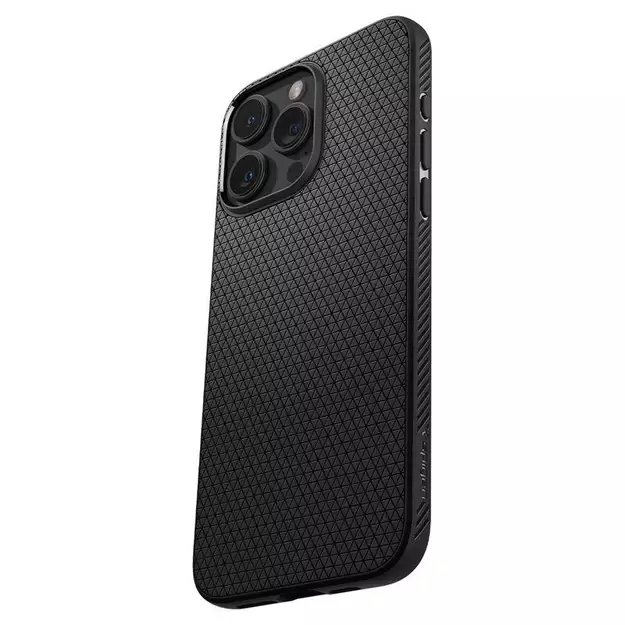 Spigen Liquid Air Case for iPhone 15 Pro Max - Matte Black 17