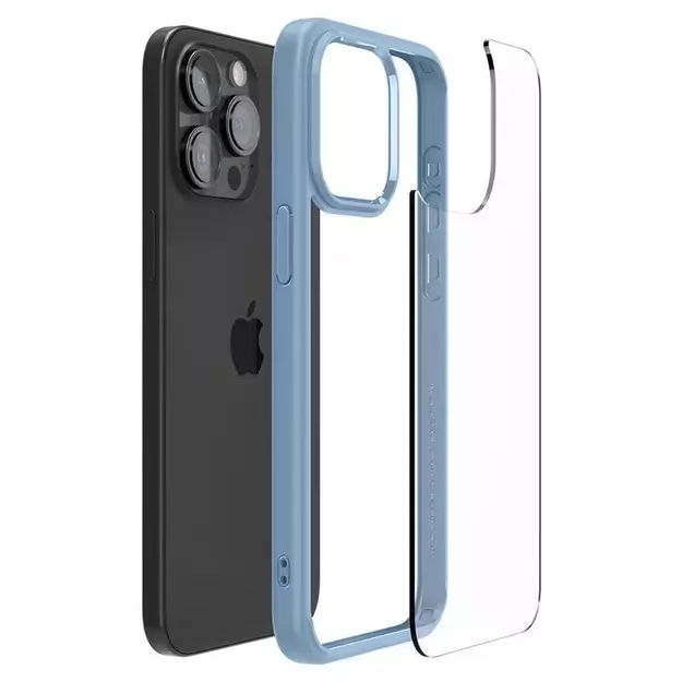 Spigen Ultra Hybrid iPhone 15 Pro Max Case - Light Blue 6