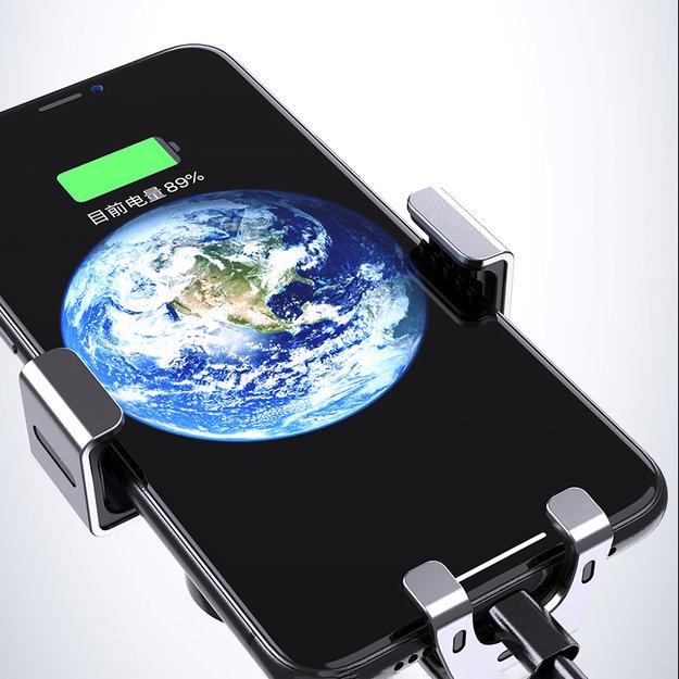 Gravity smartphone car holder for air vent silver (YC08) 21