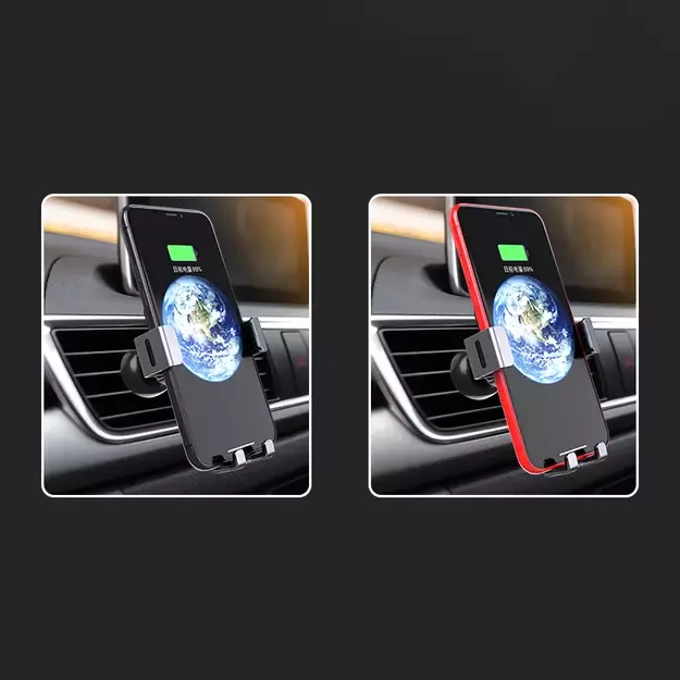 Gravity smartphone car holder for air vent silver (YC08) 11