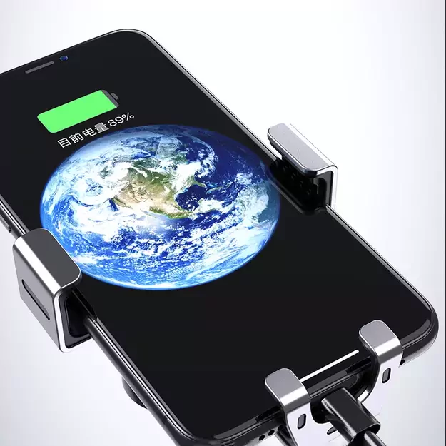 Gravity smartphone car holder for air vent silver (YC08) 10