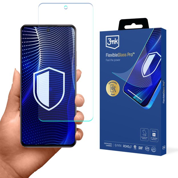 Hybrid glass 3mk FlexibleGlass Pro on Realme C75x