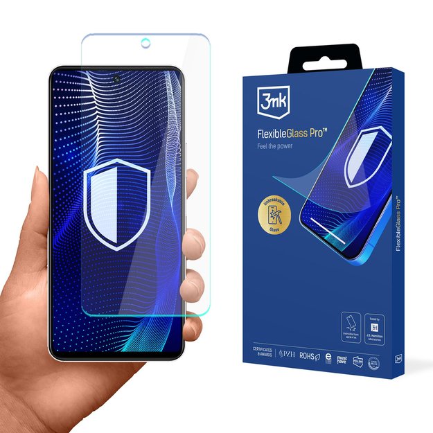 Hybrid glass 3mk FlexibleGlass Pro on Vivo Y19s
