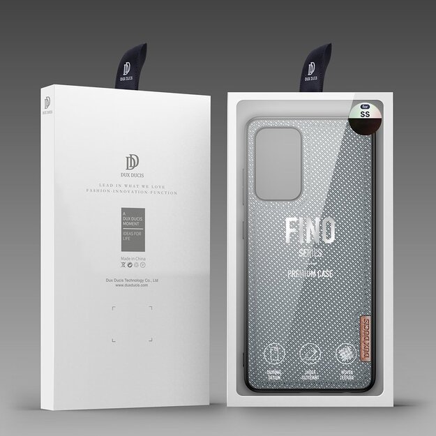 Dux Ducis Fino case covered with nylon material for Samsung Galaxy A72 4G gray 15
