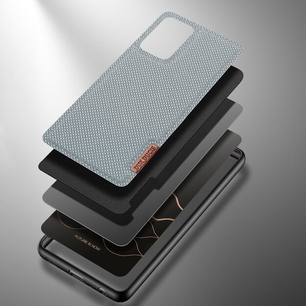 Dux Ducis Fino case covered with nylon material for Samsung Galaxy A72 4G gray 13