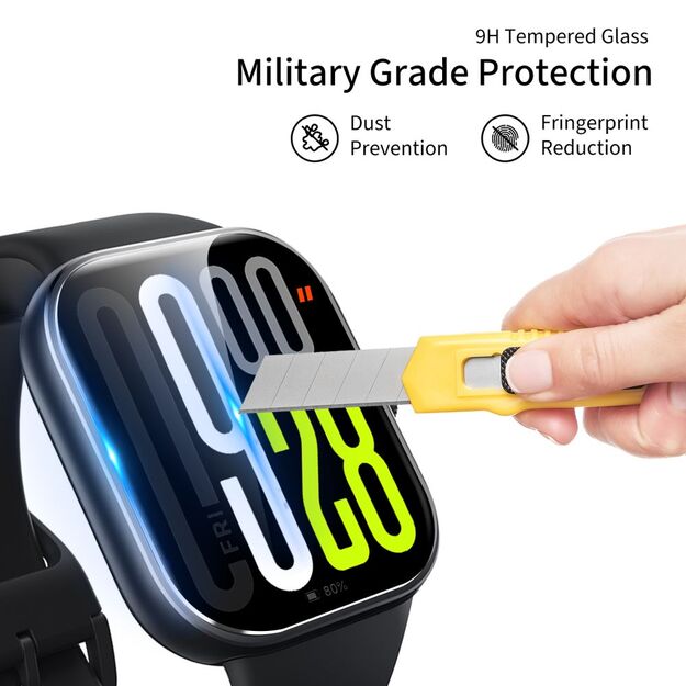 Tech-Protect Glass Fit+ 2-pack tempered glass for Huawei Watch Fit 4 Pro - transparent 1
