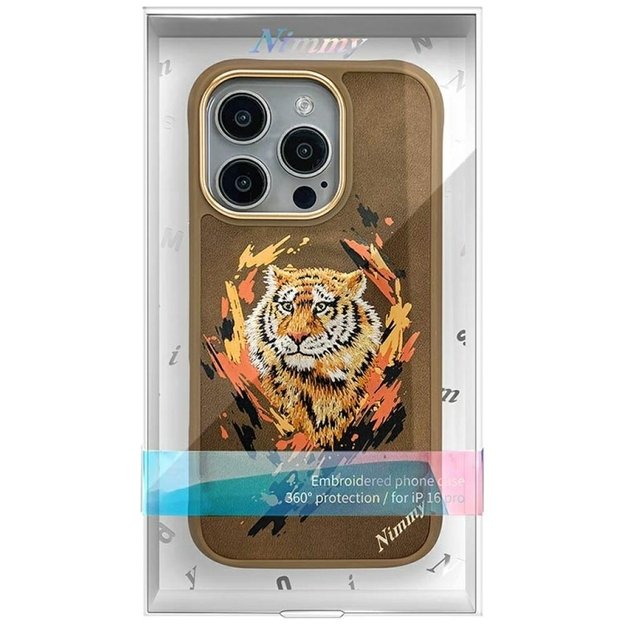 Nimmy Tiger MagSafe case for iPhone 16 Pro - brown 10
