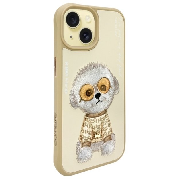 Nimmy Glasses Cool iPhone 15 Case - Beige 1