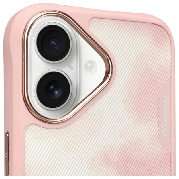 Nimmy Big Eyed Pet 2.0 Cat Case for iPhone 16 - Pink 2