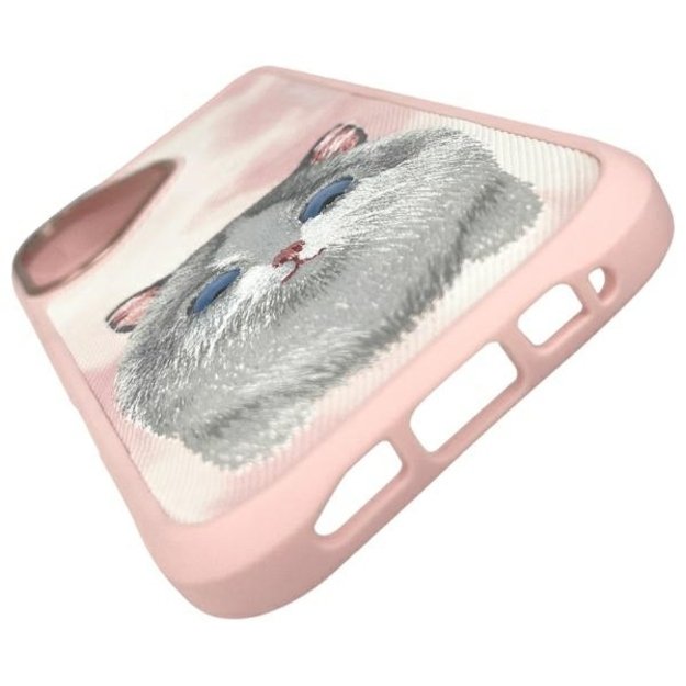 Nimmy Big Eyed Pet 2.0 Cat Case for iPhone 16 - Pink 7